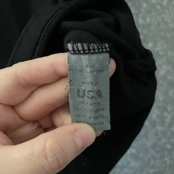 Fresh Produce Black V-Neck Sleeveless Cotton Tank Top - Size XS - Made in USA - Picture 5 of 5